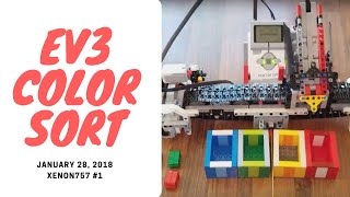 EV3 Color Sorter WITH CODE [upl. by Harrod88]