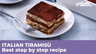 HOW TO MAKE TIRAMISÙ  The ORIGINAL Italian recipe [upl. by Skippie]