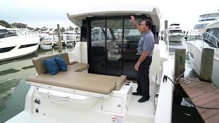 Carver Yachts C34 Coupe Walk Thru [upl. by Ahmad]