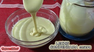 LECHE CONDENSADA CASERA con solo 3 ingredientes y muy fácil [upl. by Nohsav911]