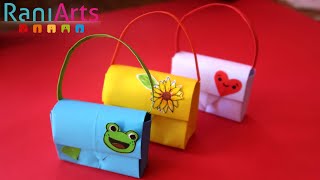 BOLSAS DE ORIGAMI  PASO A PASO [upl. by Shirlie]