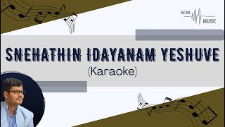 Snehathin Idayanam Yeshuve  Malayalam Christian Song Karaoke [upl. by Ardnuaet419]