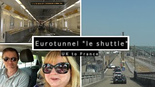 UK to France  An Underwater Train  Eurotunnel quotle shuttlequot in Pandemic 4K [upl. by Newnorb452]