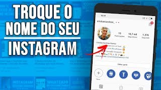 Instagram  Como Trocar o nome do Instagram sem esperar os 14 dias • Cristian Cardoso [upl. by Hanni]