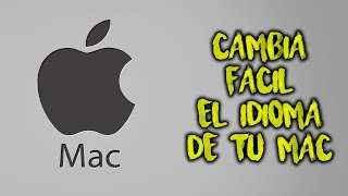  Cómo cambiar el idioma del MAC  Tutorial en Español [upl. by Amii]