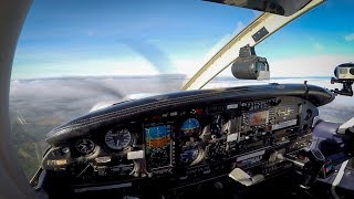 Piper P28R Arrow  Coventry To Gloucester  Flight Vlog  ATC Audio [upl. by Pelmas127]