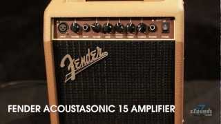 Fender Acoustasonic 15 Acoustic Guitar Amp [upl. by Dorehs]