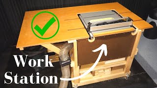 How to Build a Workstation for a Jobsite Table Saw [upl. by Berton459]