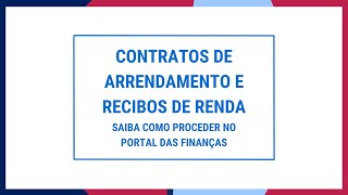 Contratos de arrendamento e recibos de renda [upl. by Ermin438]