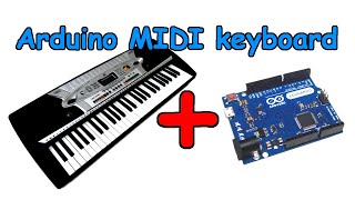 How to make a MIDI keyboard using Arduino  Small Project [upl. by Davidson864]