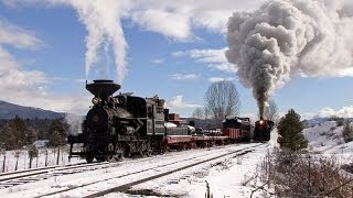 Winter Steam on the Sumpter Valley Railroad [upl. by Tyrone]