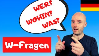 WFragen  Learn German  Deutsch lernen [upl. by Inilam713]