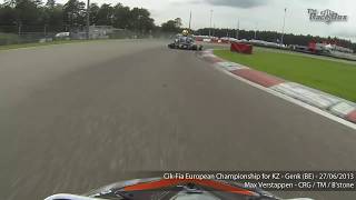 Onboard Max Verstappens fastest karting lap of Genk European Championship 2013 part 2 [upl. by Danell440]