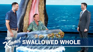 Jimmy Kimmel Interviews Man Swallowed By a Whale [upl. by Oironoh]