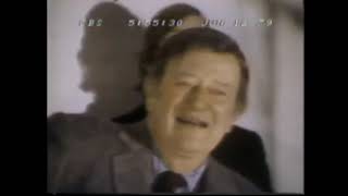 John Wayne News Report of His Death  June 11 1979 [upl. by Notled]