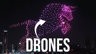 How Drone Light Shows Are Made [upl. by Ayotol951]