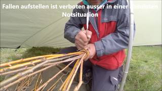 Fischfalle bauen survival Kurse [upl. by Zins533]