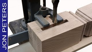 Mortise Machine Basics  How to use a Hollow Chisel Mortiser [upl. by Malaspina]