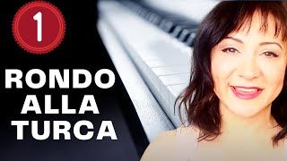 RONDO ALLA TURCA Turkish March  PIANO TUTORIAL Part 1 [upl. by Sahpec371]