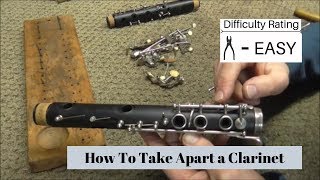 How To Take Apart a Clarinet [upl. by Nerradal809]