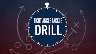 Tight Angle Tackle  USA Football Fundamentals [upl. by Uolyram]