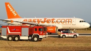 Amazing EasyJet A319 Rejected Take Off at Split Airport SPULDSP [upl. by Alliuqa712]