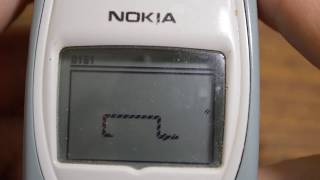 NOKIA 3410 Old Phone  Snake Game [upl. by Kcub]