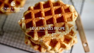 Liege Waffles recipe  Pearl sugar amp waffle mix [upl. by Ariad]