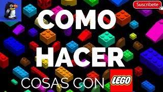 Como hacer cosas fáciles con pocas piezas lego [upl. by Andrea65]