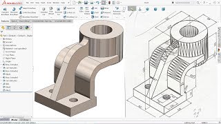 SolidWorks Tutorial for Beginners Exercise 7 [upl. by Maggi]