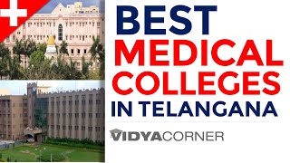 Top 16 Medical MBBS Colleges In Telangana  Rankings Fees Seats Admission NEET Score [upl. by Pearlstein]