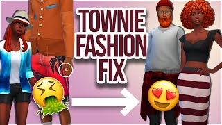 FIX YOUR TOWNIES WARDROBES WITH THIS MOD 👚👖 [upl. by Epolulot79]