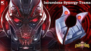 Incursions Synergy Teams for MCOC [upl. by Ardnahsal]