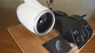 Homemade Electric Jet Engine Working Model 124 scale Part 2 [upl. by Randene]