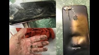 iPhone and Phone Explosions Caugth on Tape [upl. by Aiyn]