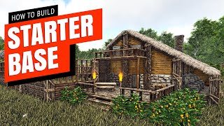 Ark How To Build A Starter Base [upl. by Suiddaht]