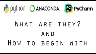 Python Anaconda and Pycharm What are they Doubts Differences and Practical Solutions [upl. by Oakleil]