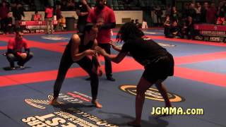 Zoila Gurgel vs Beatrice Branson at Grapplers Quest Worlds in Asbury Park NJ on DEC 8 2012 [upl. by Pepillo65]