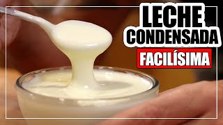 LECHE CONDENSADA en 3 minutos  Súper Fácil [upl. by Kcered]