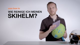 Wie reinige ich meinen Skihelm  uvex howto [upl. by Dnalrah4]