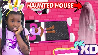 MY HOUSE IS HAUNTED IN PK XDWE CAUGHT A GHOST IN MY HOUSE IN PK XD  PK XD ROLEPLAY [upl. by Aninotna151]