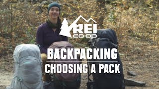 How to Choose Backpacking Packs  REI [upl. by Arraek24]