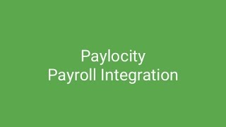 Employee Navigator Paylocity Payroll Integration [upl. by Booma914]