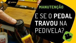 Pedal travado na pedivela Veja como resolver Pedaleria [upl. by Gladis]