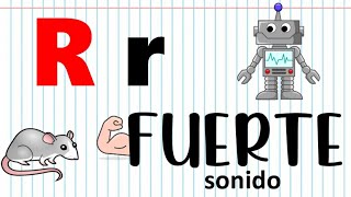 Sonido de la R fuerte  Palabras con quotrquot fuerte [upl. by Aicital568]