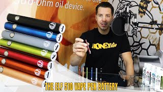 HoneyStick ELF vape pen battery for 510 thread oil vape pen carts  400 mAh USB rechargeable [upl. by Wassyngton]