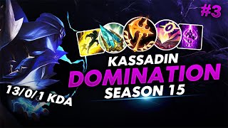 HOW TO DOMINATE AS KASSADIN IN SEASON 15  SNOWBALL GUIDE 3 [upl. by Otreblaug]