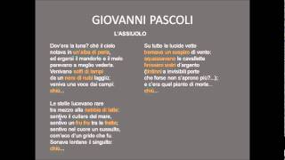 Pascoli  Lassiuolo [upl. by Hendrick274]