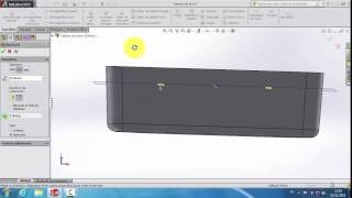 10 Les Nervures sur une Pièce Volumique sur Solidworks [upl. by Nats]