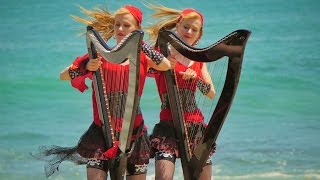 PIRATES of the CARIBBEAN Medley Harp Twins Electric Harp [upl. by Sherburn]